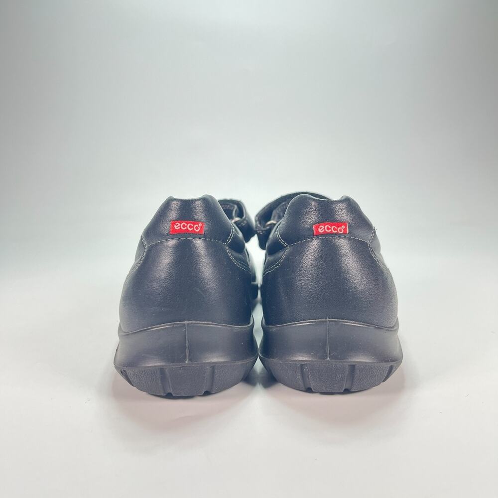 ECCO Dash Mary Jane Black Leather Comfort Flats Shoes Women's Size US 8.5 EU 39 - Picture 5 of 11